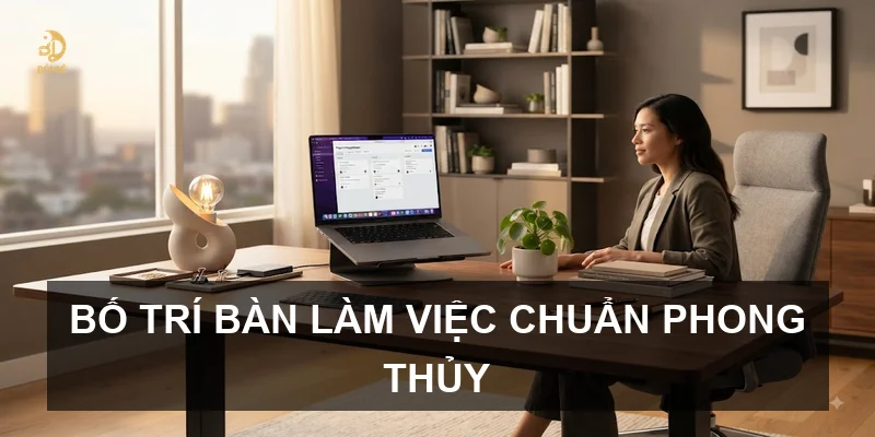 Bố trí bàn làm việc chuẩn phong thủy