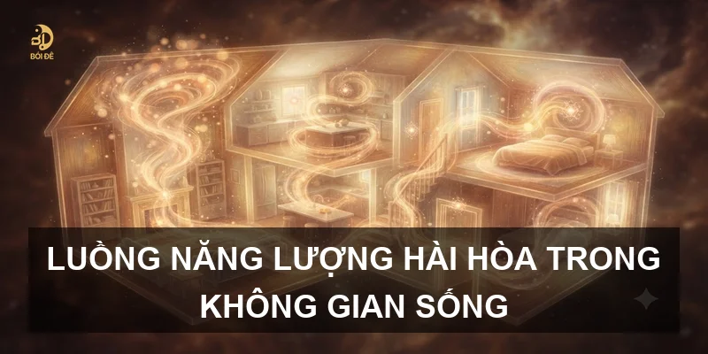 Luồng năng lượng hài hòa trong không gian sống