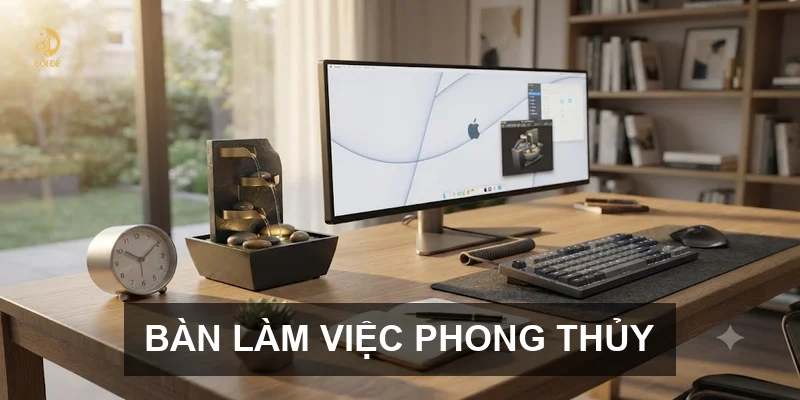 Bàn làm việc phong thủy