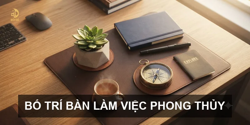 Bố trí bàn làm việc phong thủy