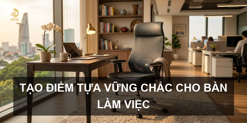 Tạo điểm tựa vững chắc cho bàn làm việc