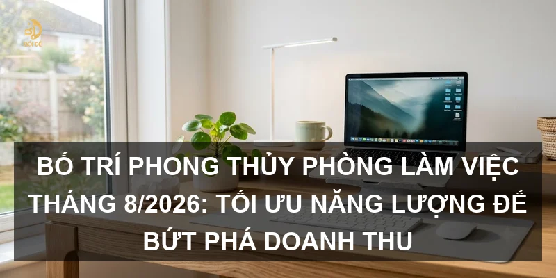 Bố trí phong thủy phòng làm việc tháng 8/2026: Tối ưu năng lượng để bứt phá doanh thu