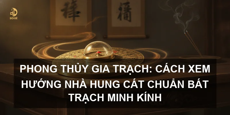 Phong thủy gia trạch: Cách xem hướng nhà hung cát chuẩn Bát Trạch Minh Kính