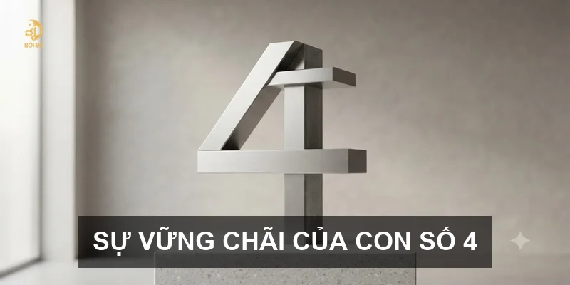 Sự vững chãi của con số 4