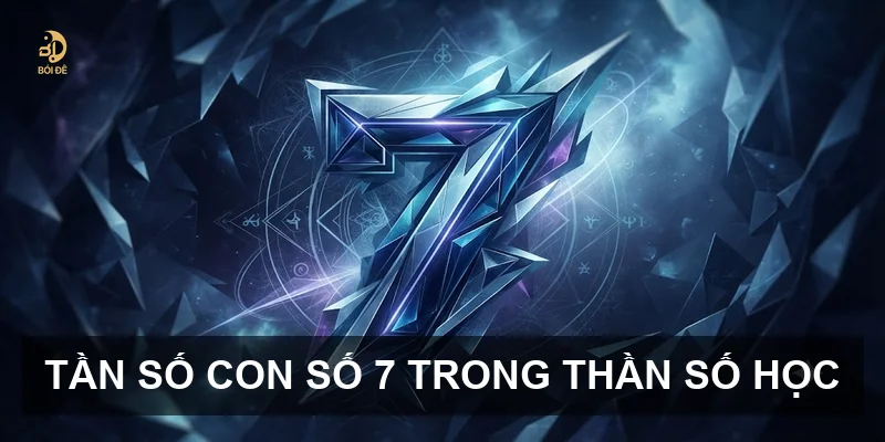 Tần số con số 7 trong thần số học