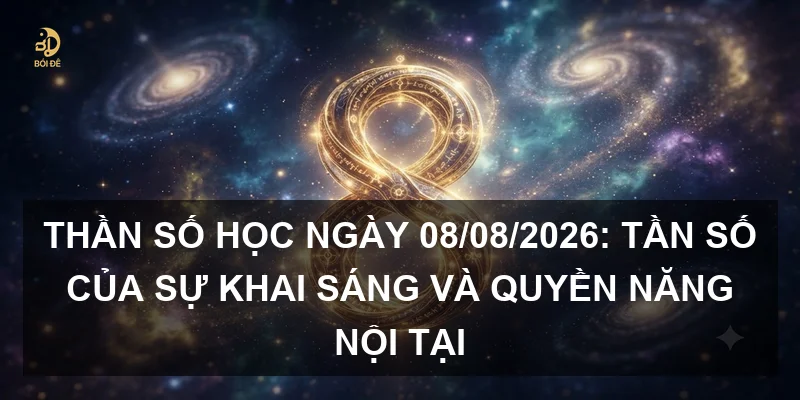 Thần số học ngày 08/08/2026: Tần số của sự khai sáng và quyền năng nội tại