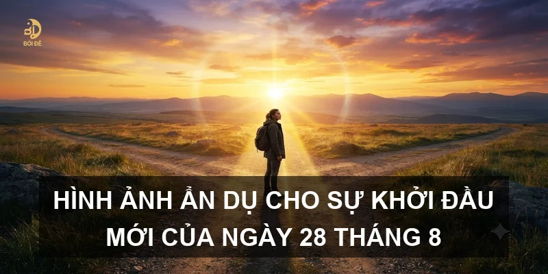 Hình ảnh ẩn dụ cho sự khởi đầu mới của ngày 28 tháng 8