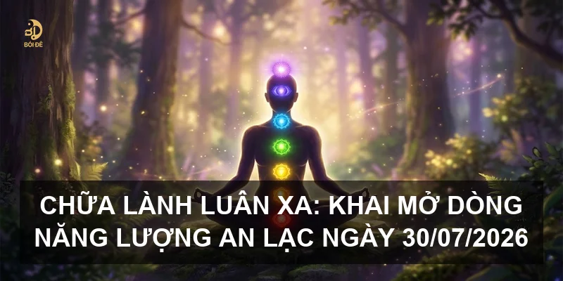 Chữa lành luân xa: Khai mở dòng năng lượng an lạc ngày 30/07/2026