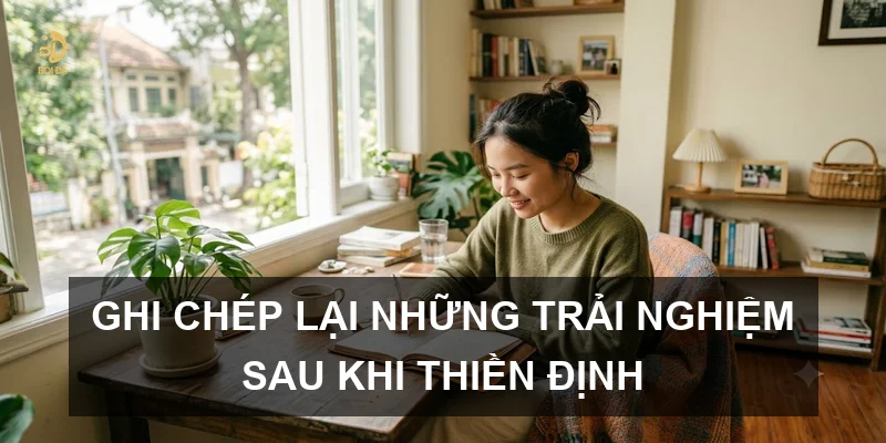Ghi chép lại những trải nghiệm sau khi thiền định