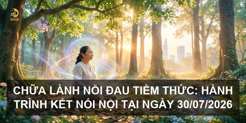 Chữa lành nỗi đau tiềm thức: Hành trình kết nối nội tại ngày 30/07/2026