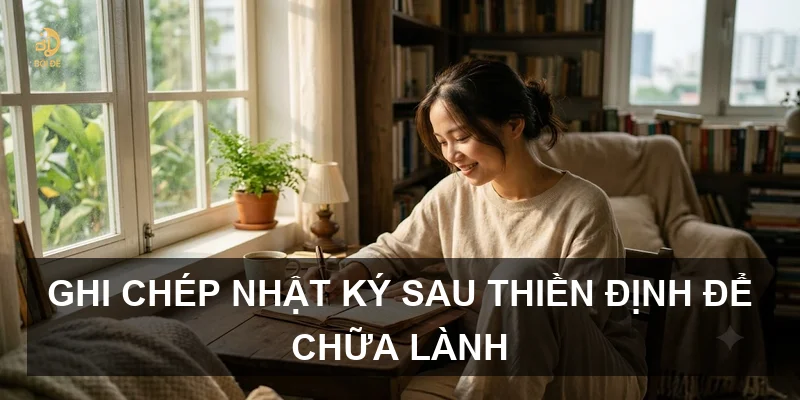 Ghi chép nhật ký sau thiền định để chữa lành