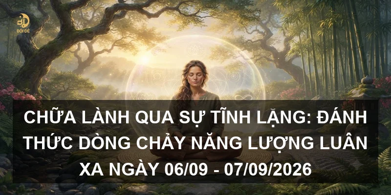Chữa lành qua sự tĩnh lặng: Đánh thức dòng chảy năng lượng luân xa ngày 06/09 - 07/09/2026