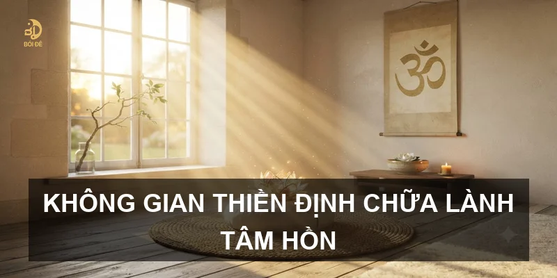 Không gian thiền định chữa lành tâm hồn