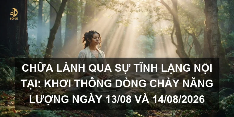 Chữa lành qua sự tĩnh lặng nội tại: Khơi thông dòng chảy năng lượng ngày 13/08 và 14/08/2026