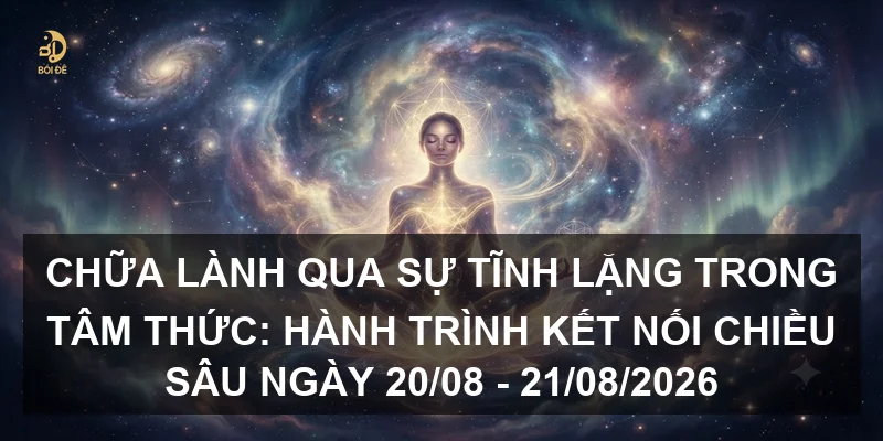 Chữa lành qua sự tĩnh lặng trong tâm thức: Hành trình kết nối chiều sâu ngày 20/08 - 21/08/2026