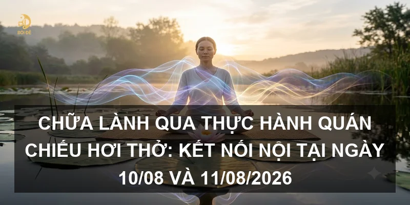 Chữa lành qua thực hành quán chiếu hơi thở: Kết nối nội tại ngày 10/08 và 11/08/2026