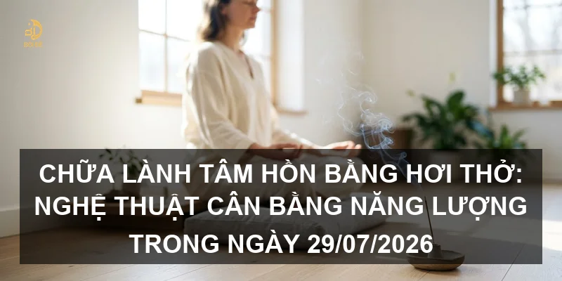 Chữa lành tâm hồn bằng hơi thở: Nghệ thuật cân bằng năng lượng trong ngày 29/07/2026