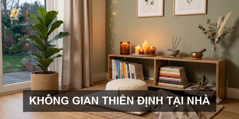 Không gian thiền định tại nhà