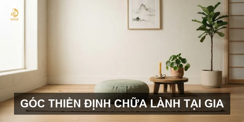 Góc thiền định chữa lành tại gia