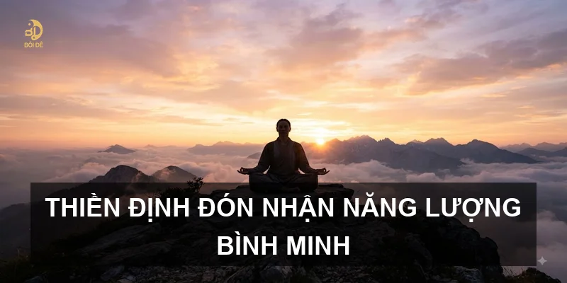 Thiền định đón nhận năng lượng bình minh