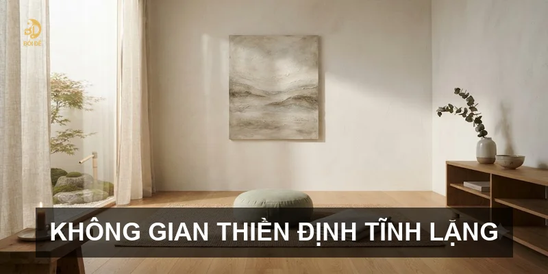 Không gian thiền định tĩnh lặng