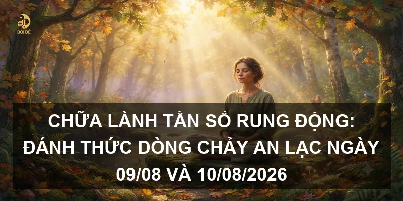 Chữa lành tần số rung động: Đánh thức dòng chảy an lạc ngày 09/08 và 10/08/2026