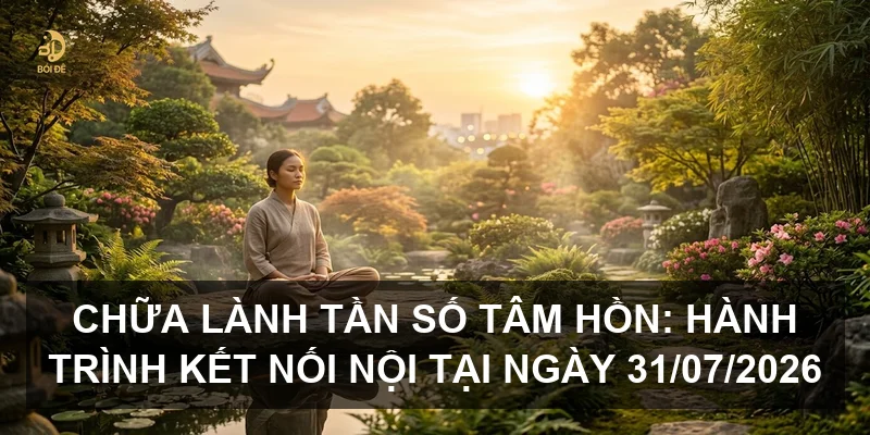 Chữa lành tần số tâm hồn: Hành trình kết nối nội tại ngày 31/07/2026