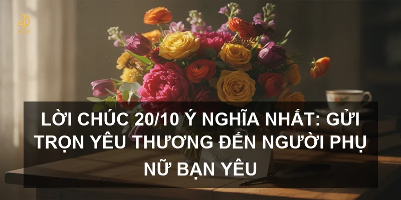 Lời chúc 20/10 ý nghĩa nhất: Gửi trọn yêu thương đến người phụ nữ bạn yêu