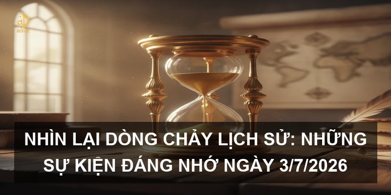 Nhìn lại dòng chảy lịch sử: Những sự kiện đáng nhớ ngày 3/7/2026