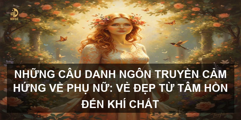 Những câu danh ngôn truyền cảm hứng về phụ nữ: Vẻ đẹp từ tâm hồn đến khí chất