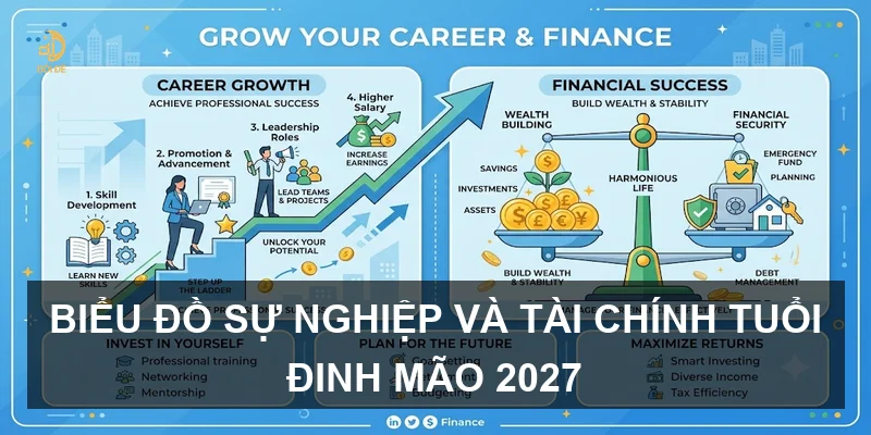 Biểu đồ sự nghiệp và tài chính tuổi Đinh Mão 2027