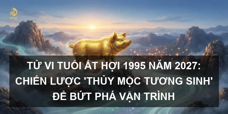 Tử vi tuổi Ất Hợi 1995 năm 2027: Chiến lược 'Thủy Mộc tương sinh' để bứt phá vận trình