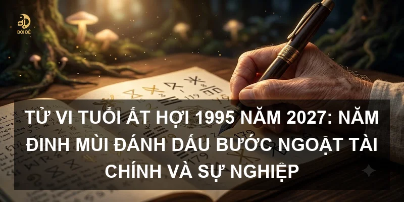 Tử vi tuổi Ất Hợi 1995 năm 2027: Năm Đinh Mùi đánh dấu bước ngoặt tài chính và sự nghiệp