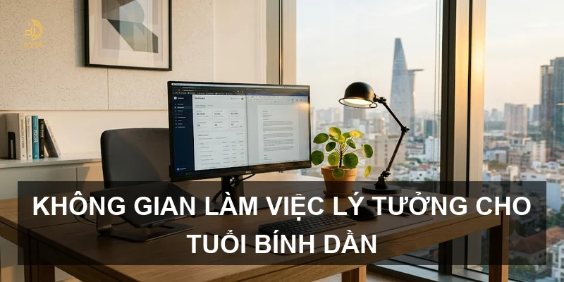 Không gian làm việc lý tưởng cho tuổi Bính Dần