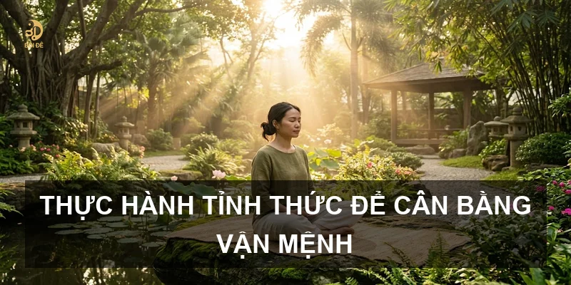 Thực hành tỉnh thức để cân bằng vận mệnh