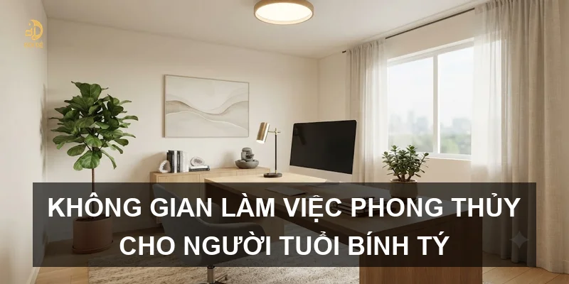 Không gian làm việc phong thủy cho người tuổi Bính Tý