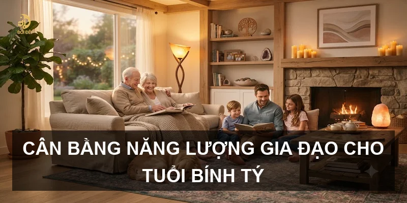 Cân bằng năng lượng gia đạo cho tuổi Bính Tý