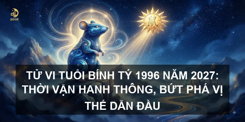 Tử vi tuổi Bính Tý 1996 năm 2027: Thời vận hanh thông, bứt phá vị thế dẫn đầu
