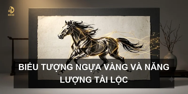 Biểu tượng ngựa vàng và năng lượng tài lộc