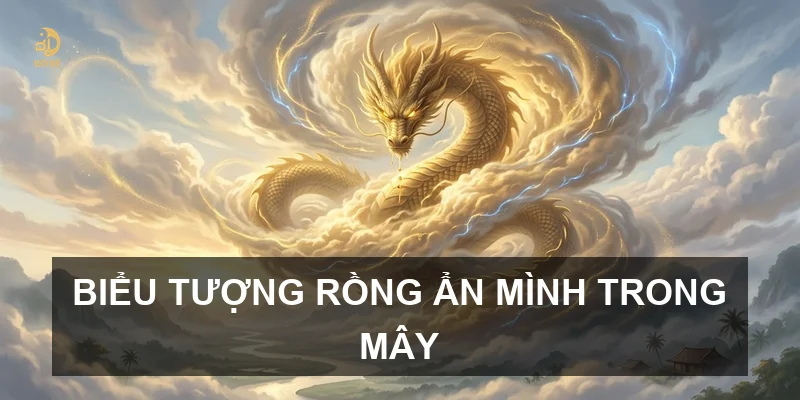 Biểu tượng rồng ẩn mình trong mây