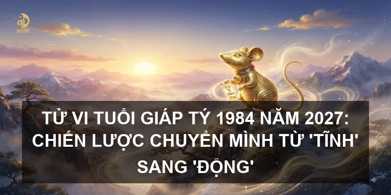 Tử vi tuổi Giáp Tý 1984 năm 2027: Chiến lược chuyển mình từ 'tĩnh' sang 'động'