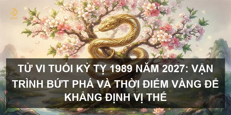 Tử vi tuổi Kỷ Tỵ 1989 năm 2027: Vận trình bứt phá và thời điểm vàng để khẳng định vị thế