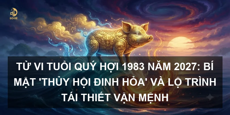 Tử vi tuổi Quý Hợi 1983 năm 2027: Bí mật 'Thủy hội Đinh Hỏa' và lộ trình tái thiết vận mệnh