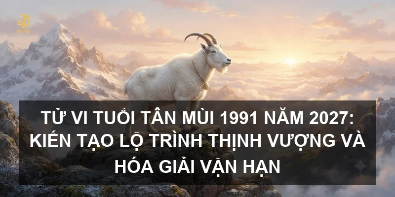 Tử vi tuổi Tân Mùi 1991 năm 2027: Kiến tạo lộ trình thịnh vượng và hóa giải vận hạn