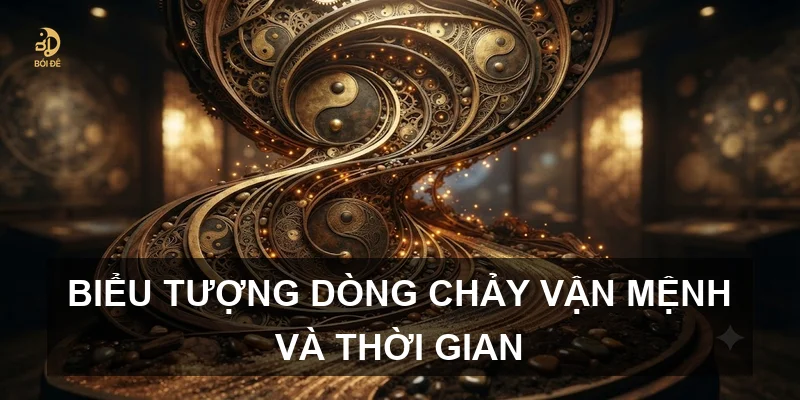 Biểu tượng dòng chảy vận mệnh và thời gian