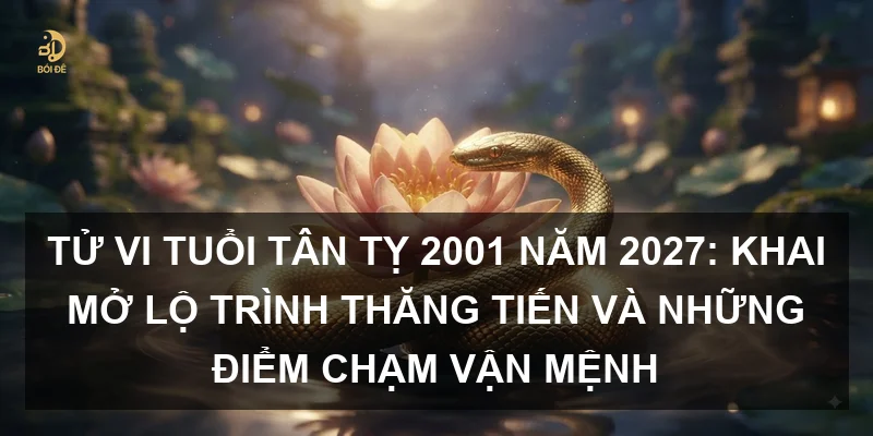 Tử vi tuổi Tân Tỵ 2001 năm 2027: Khai mở lộ trình thăng tiến và những điểm chạm vận mệnh