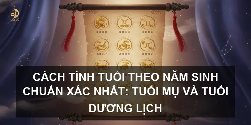 Cách tính tuổi theo năm sinh chuẩn xác nhất: Tuổi mụ và tuổi dương lịch