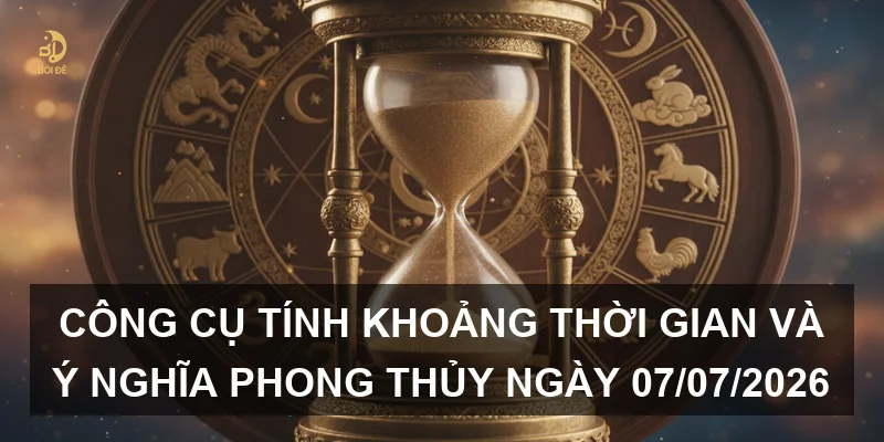 Công cụ tính khoảng thời gian và ý nghĩa phong thủy ngày 07/07/2026