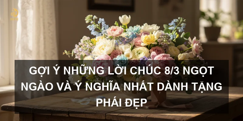 Gợi ý những lời chúc 8/3 ngọt ngào và ý nghĩa nhất dành tặng phái đẹp