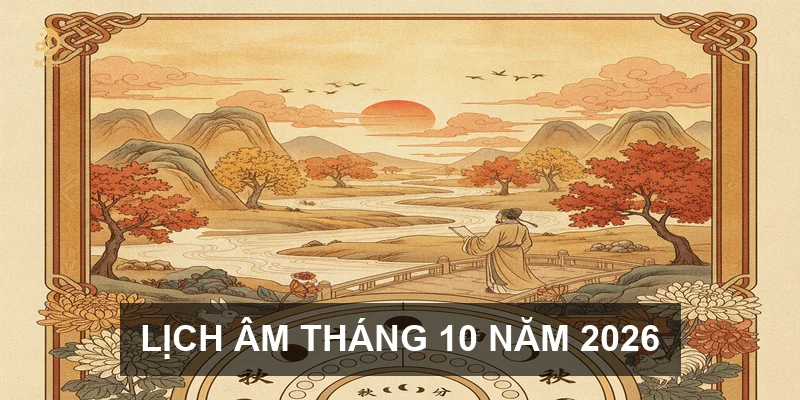 Lịch Âm tháng 10 năm 2026: Khám phá các tiết khí quan trọng